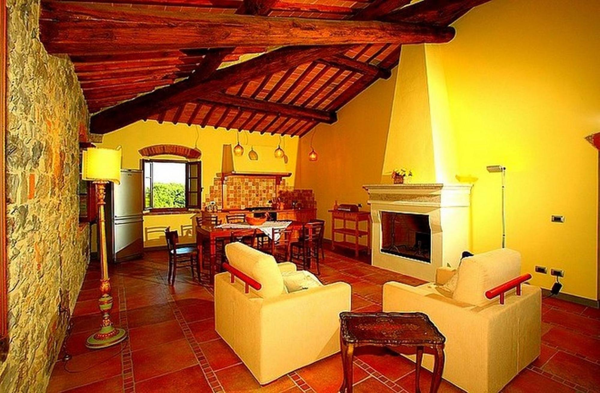 Podere Lucignano Secondo Agriturismo Джайоле ин Кианти Стая снимка